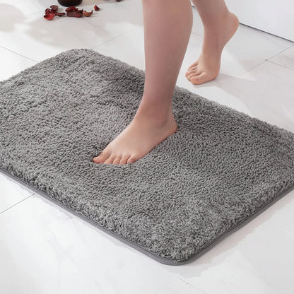 Plush Bath Rug Non Slip Backing Bathroom