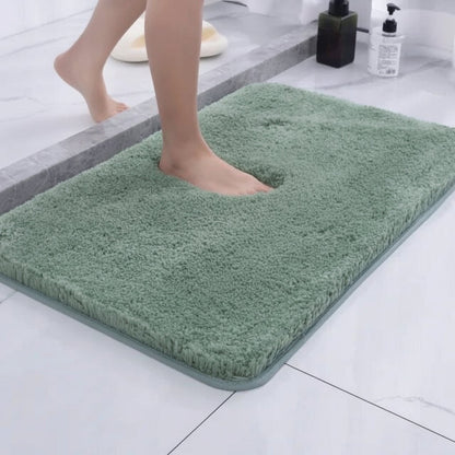 Plush Bath Rug Non Slip Backing Bathroom