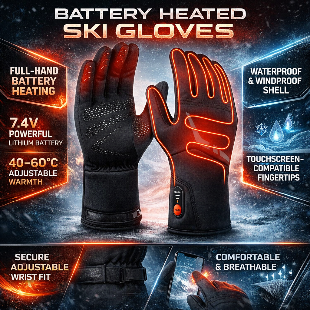 Heated Gloves Battery Powered Waterproof