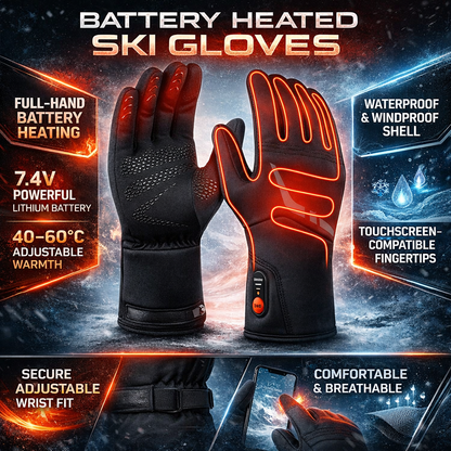 Heated Gloves Battery Powered Waterproof