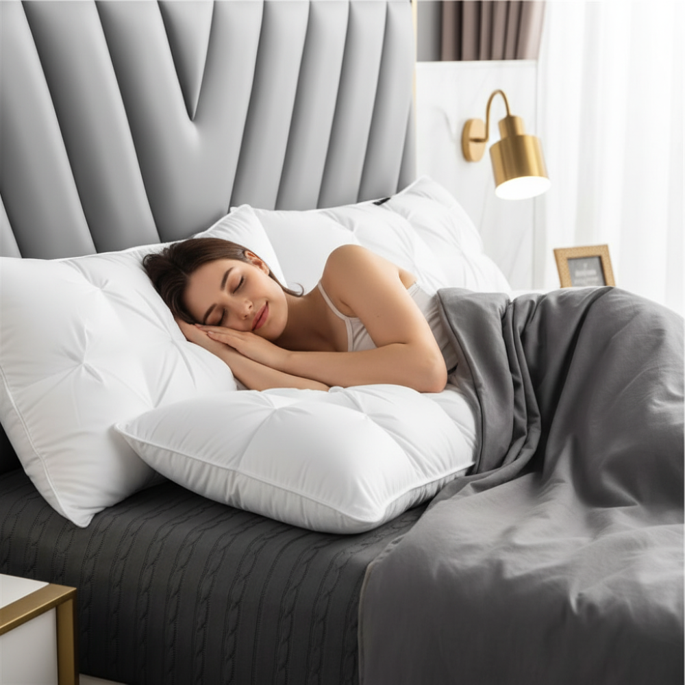 Bed Pillow Down Alternative Sleep Neck