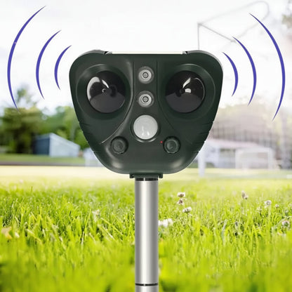 Solar Ultrasonic Bird Repeller Outdoor