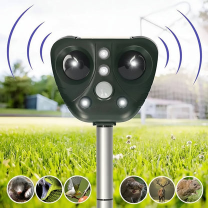 Solar Ultrasonic Bird Repeller Outdoor
