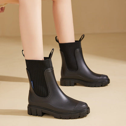 Women's Boots Ankle Chelsea Grip Sole