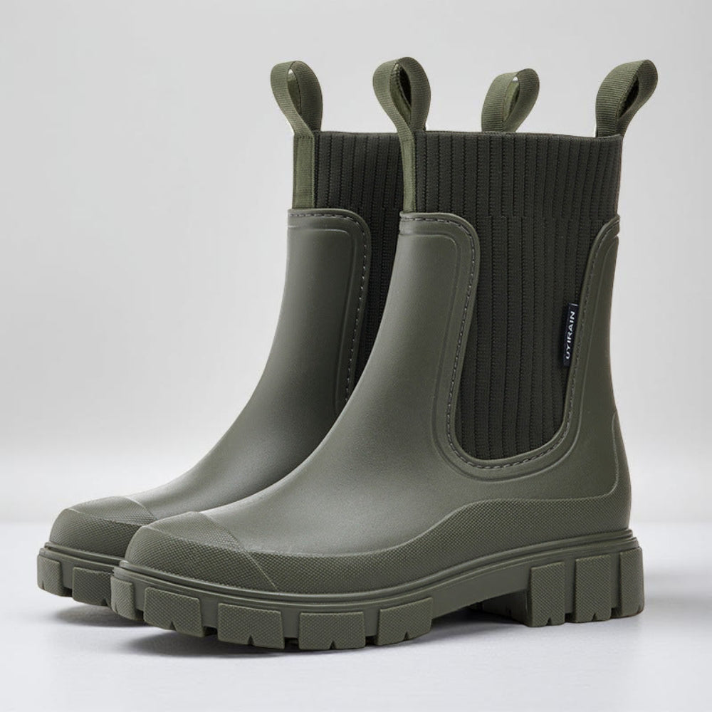 Women's Boots Ankle Chelsea Grip Sole