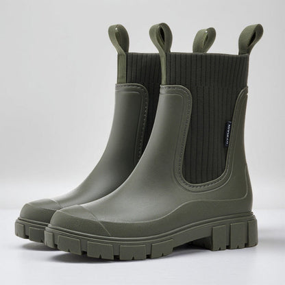Women's Boots Ankle Chelsea Grip Sole