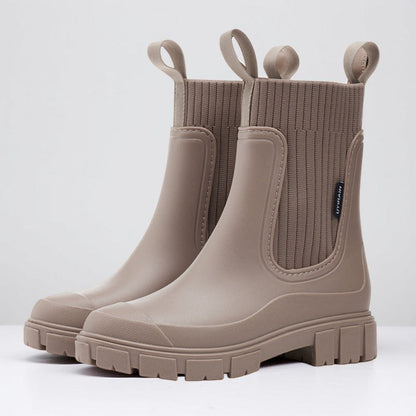Women's Boots Ankle Chelsea Grip Sole