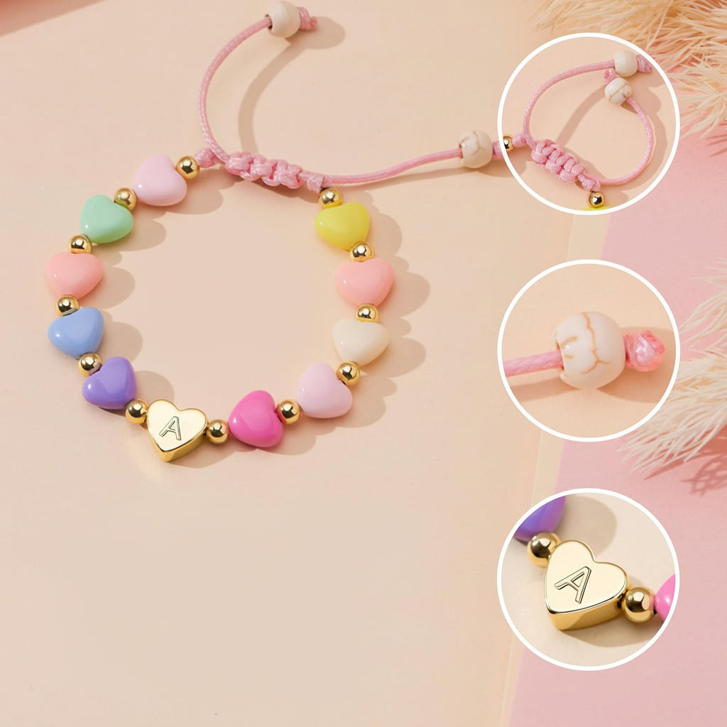 Bracelet Mothers Day Personalized Heart