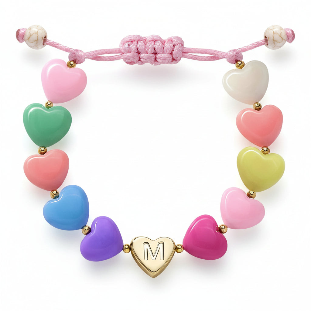 Bracelet Mothers Day Personalized Heart
