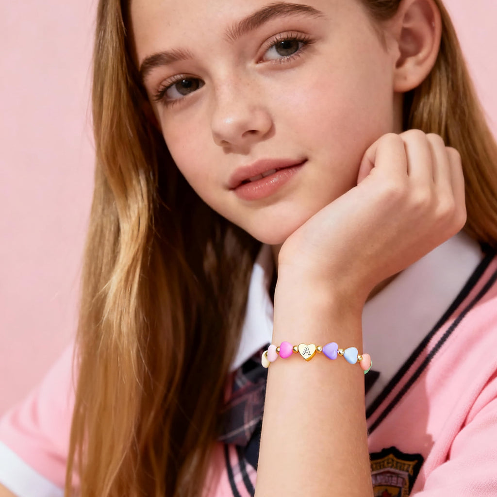 Bracelet Mothers Day Personalized Heart