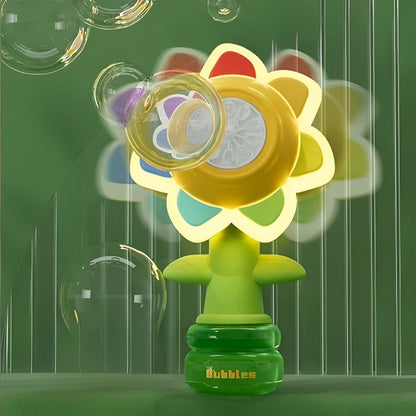 Bubble Machine Flower Bubble Blower Kids