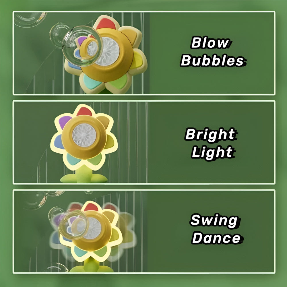 Bubble Machine Flower Bubble Blower Kids