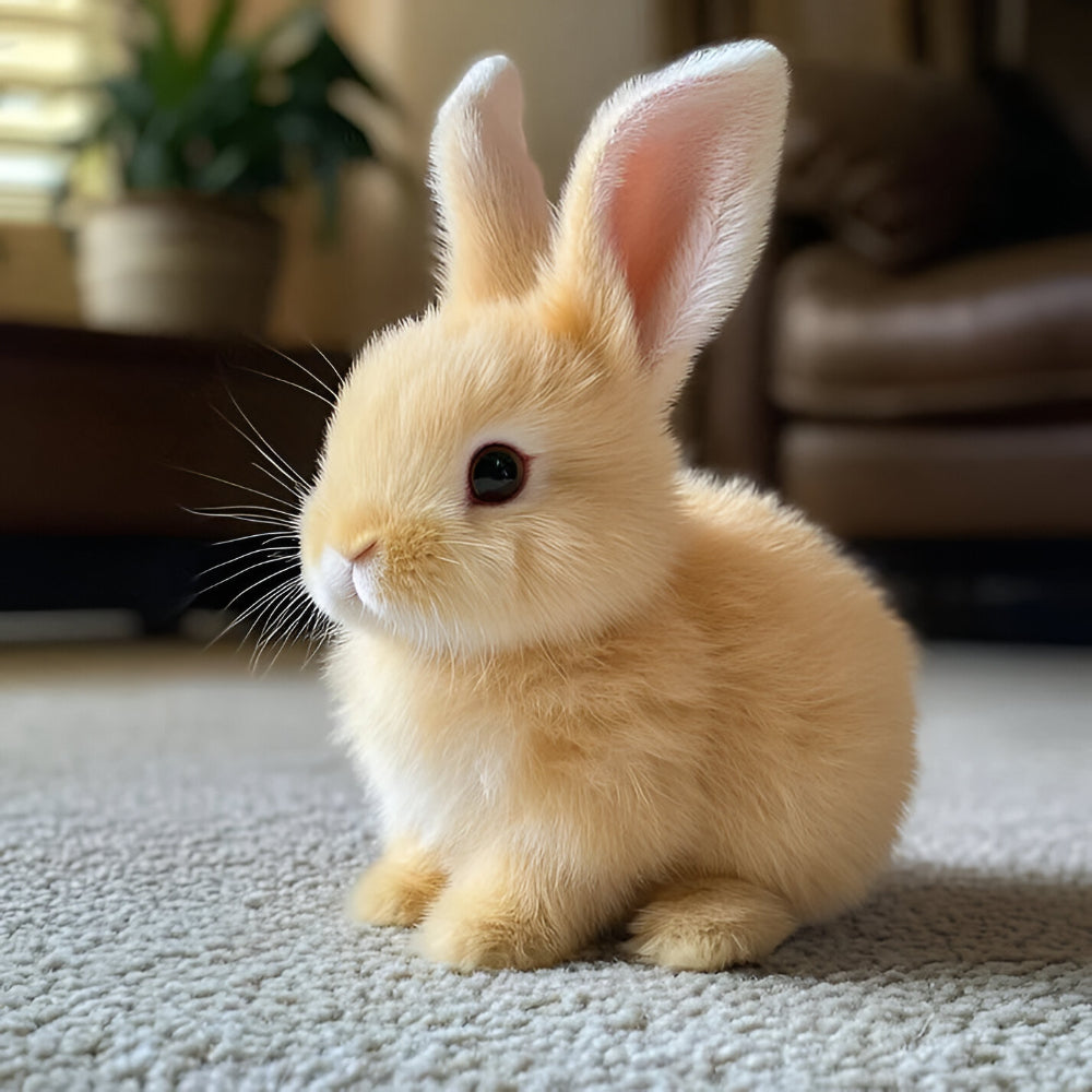 Bunny Toy Home Decor Lifelike Sitting