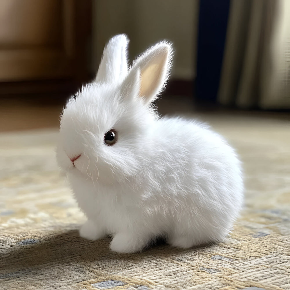 Bunny Toy Home Decor Lifelike Sitting