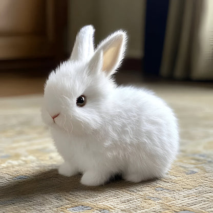 Bunny Toy Home Decor Lifelike Sitting