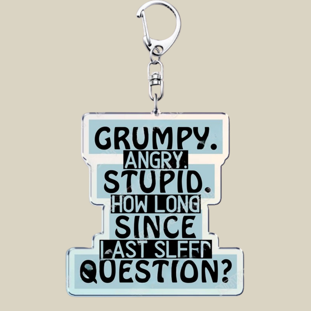 Bunnycat Keychain Funny Acrylic Charm Cute