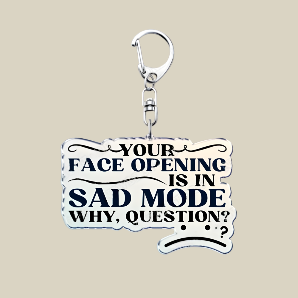 Bunnycat Keychain Funny Acrylic Charm Cute