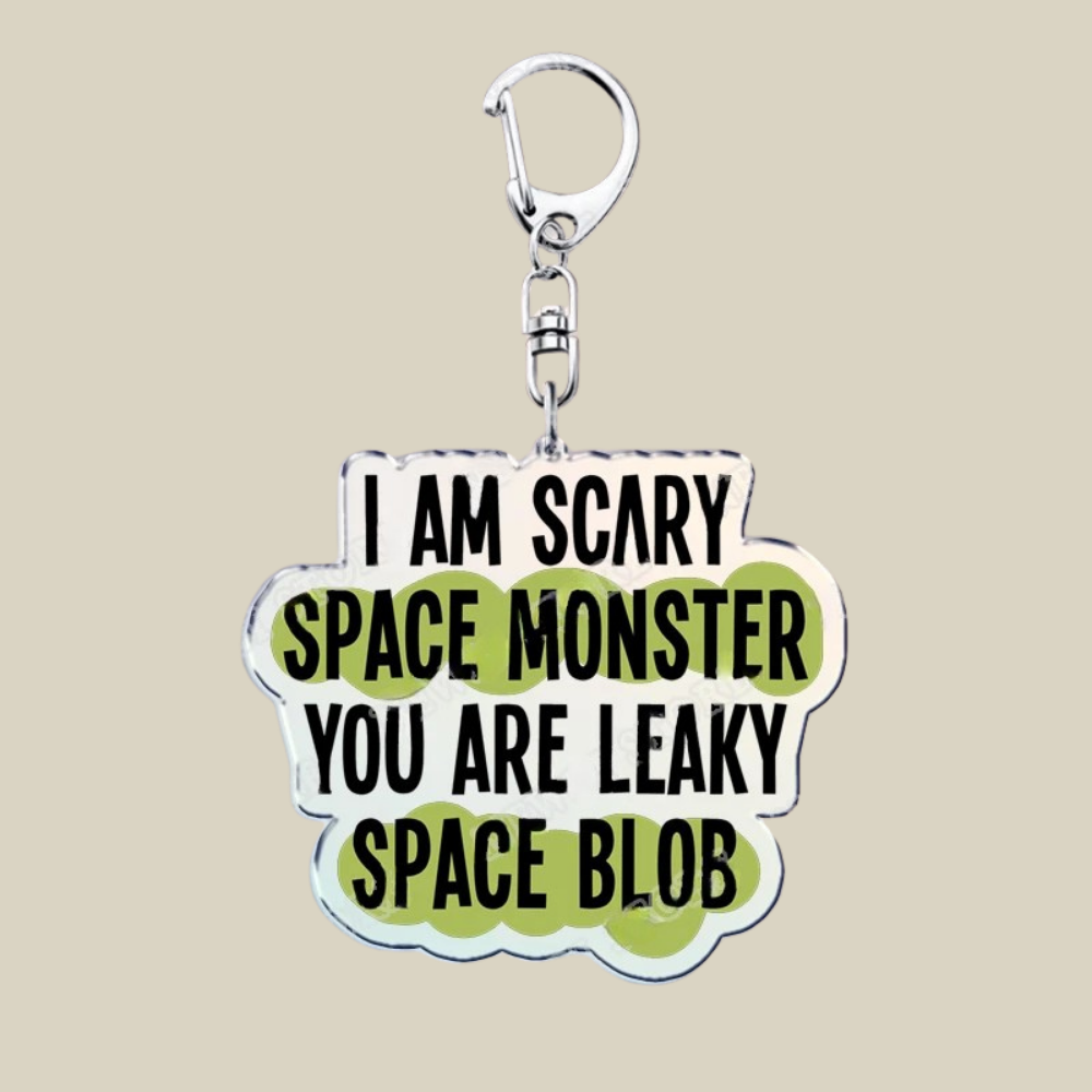 Bunnycat Keychain Funny Acrylic Charm Cute