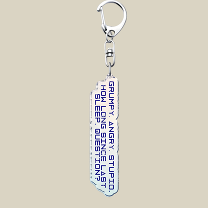 Bunnycat Keychain Funny Acrylic Charm Cute