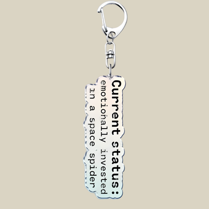 Bunnycat Keychain Funny Acrylic Charm Cute
