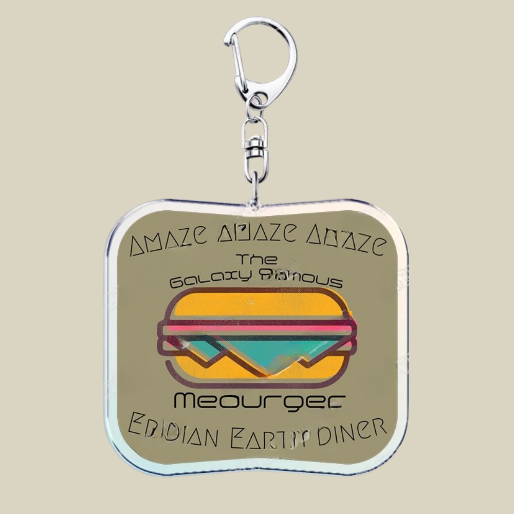 Bunnycat Keychain Funny Acrylic Charm Cute