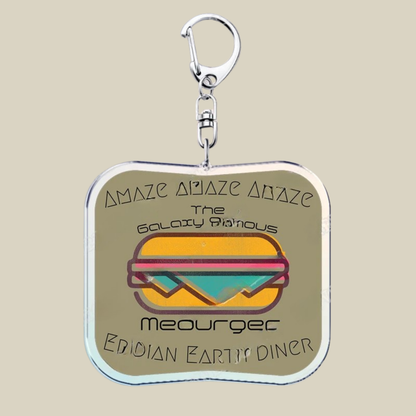 Bunnycat Keychain Funny Acrylic Charm Cute