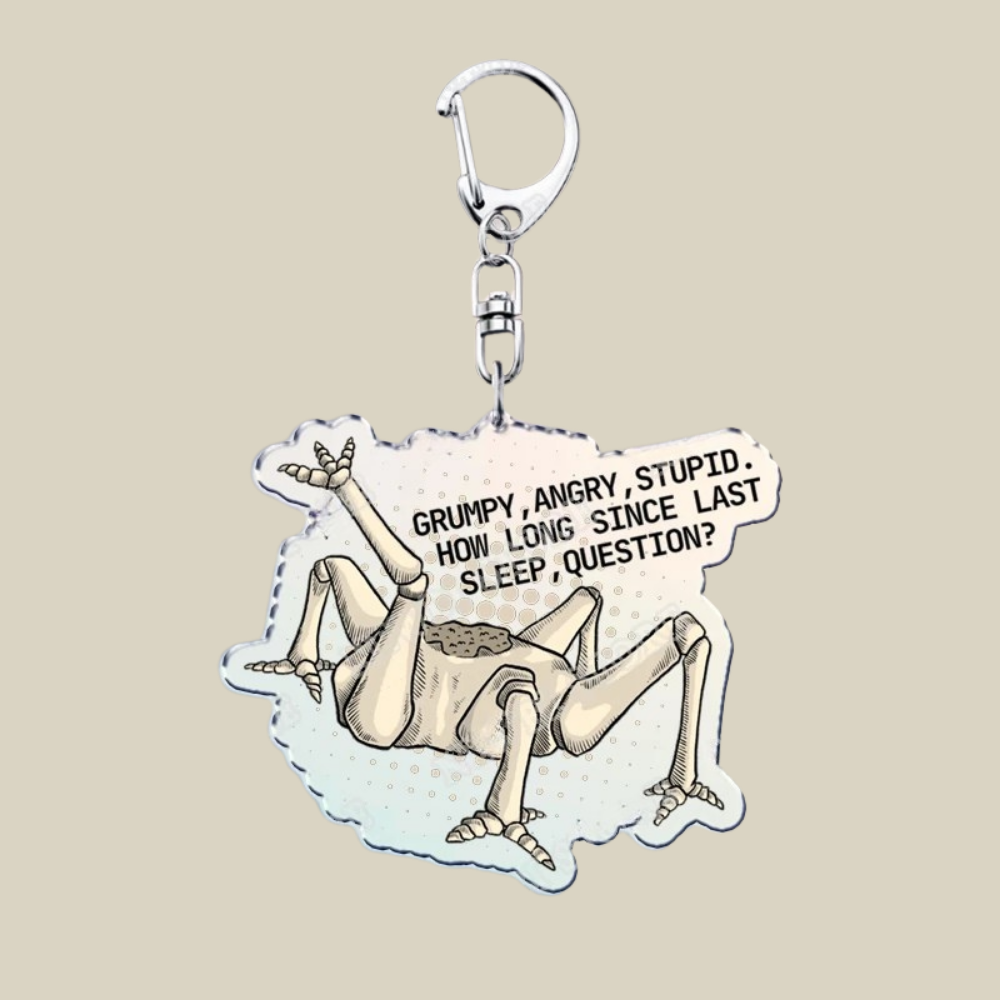 Bunnycat Keychain Funny Acrylic Charm Cute