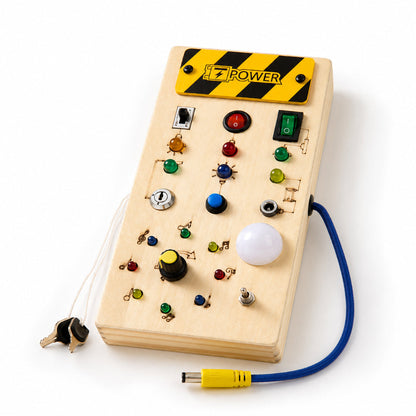 Busy Board Sensory Toy Wooden Activity Panel