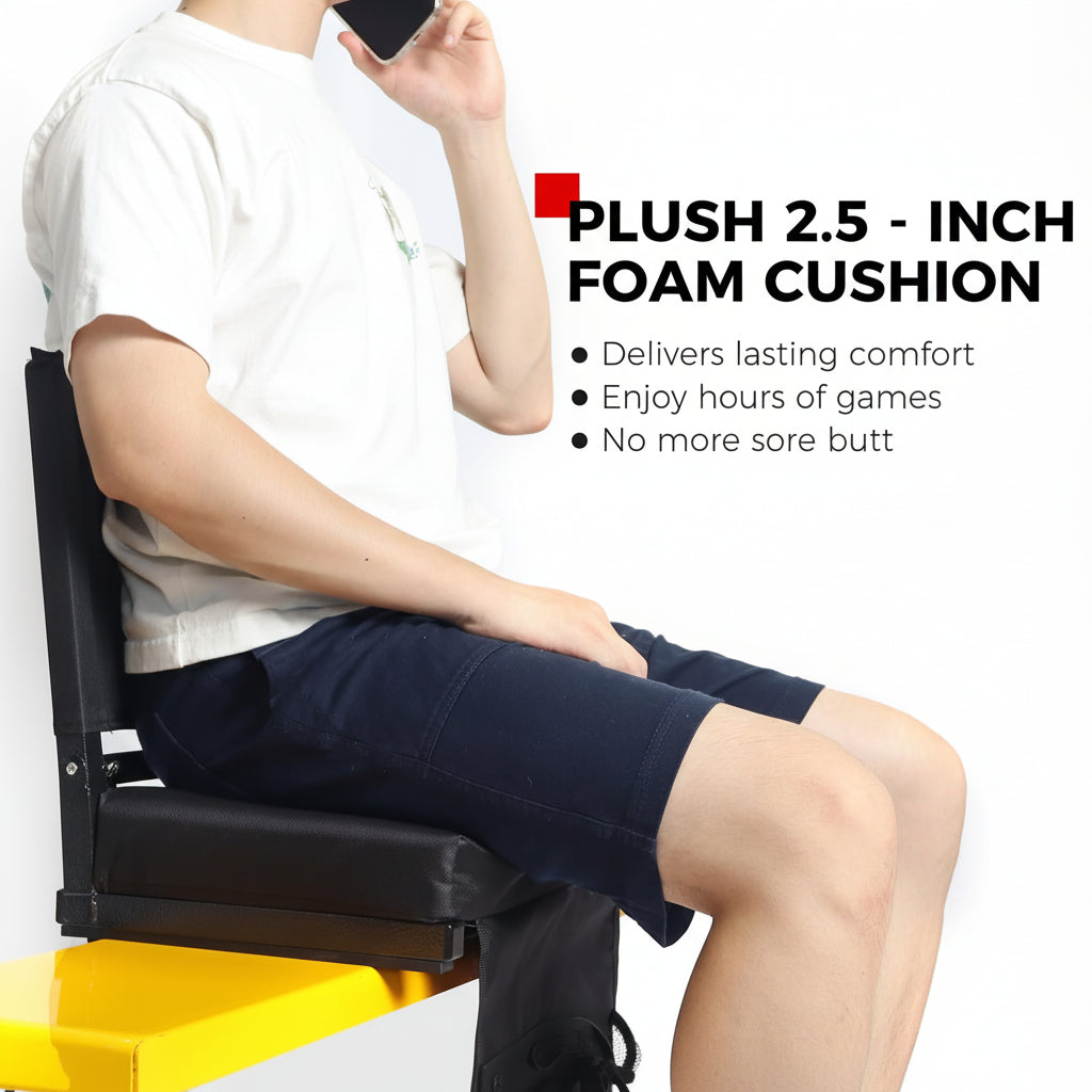 Stadium Seat Padded Folding Bleacher Chair