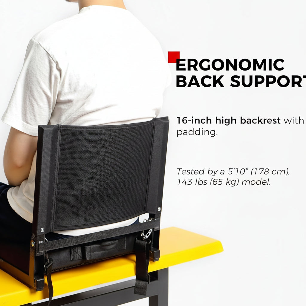 Stadium Seat Padded Folding Bleacher Chair