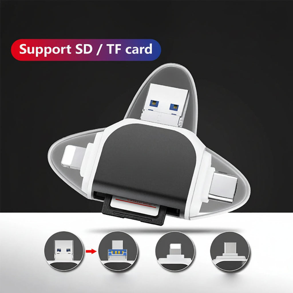 Card Reader 4 In 1 USB C