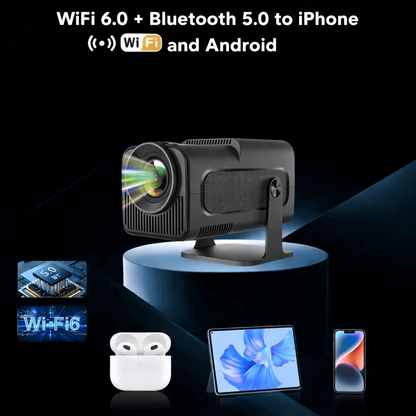 Mini Projector Smart 4K Portable Home