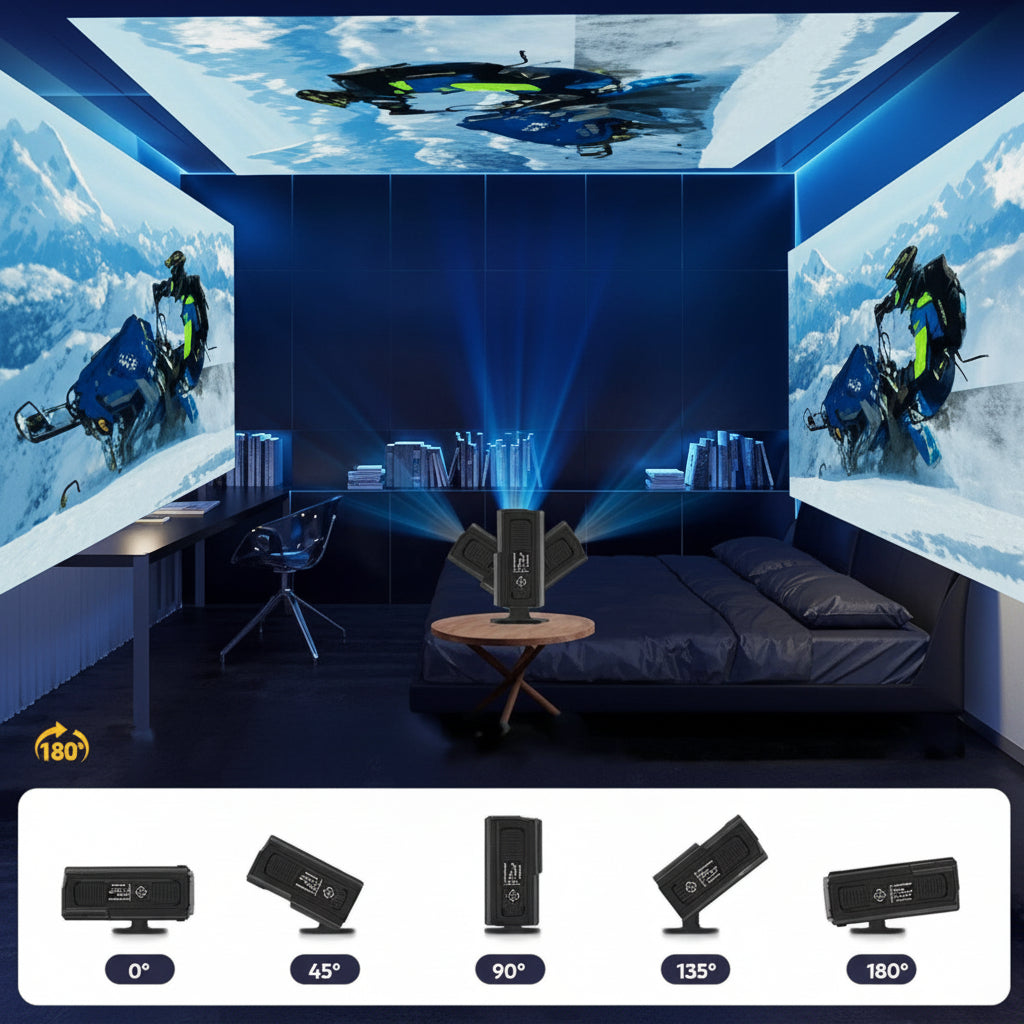 Mini Projector Smart 4K Portable Home