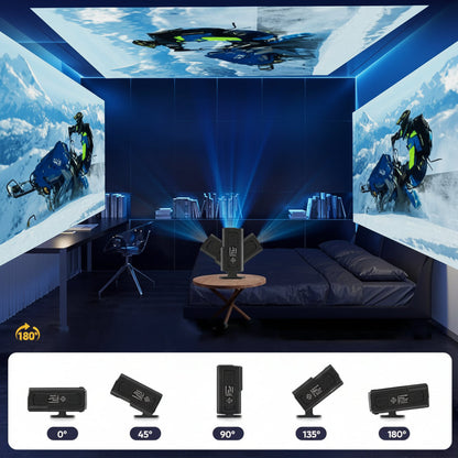 Mini Projector Smart 4K Portable Home