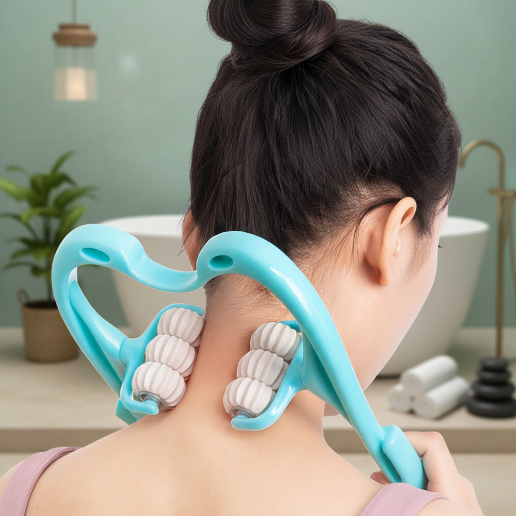 Neck Ergonomic Massager Manual Cervical