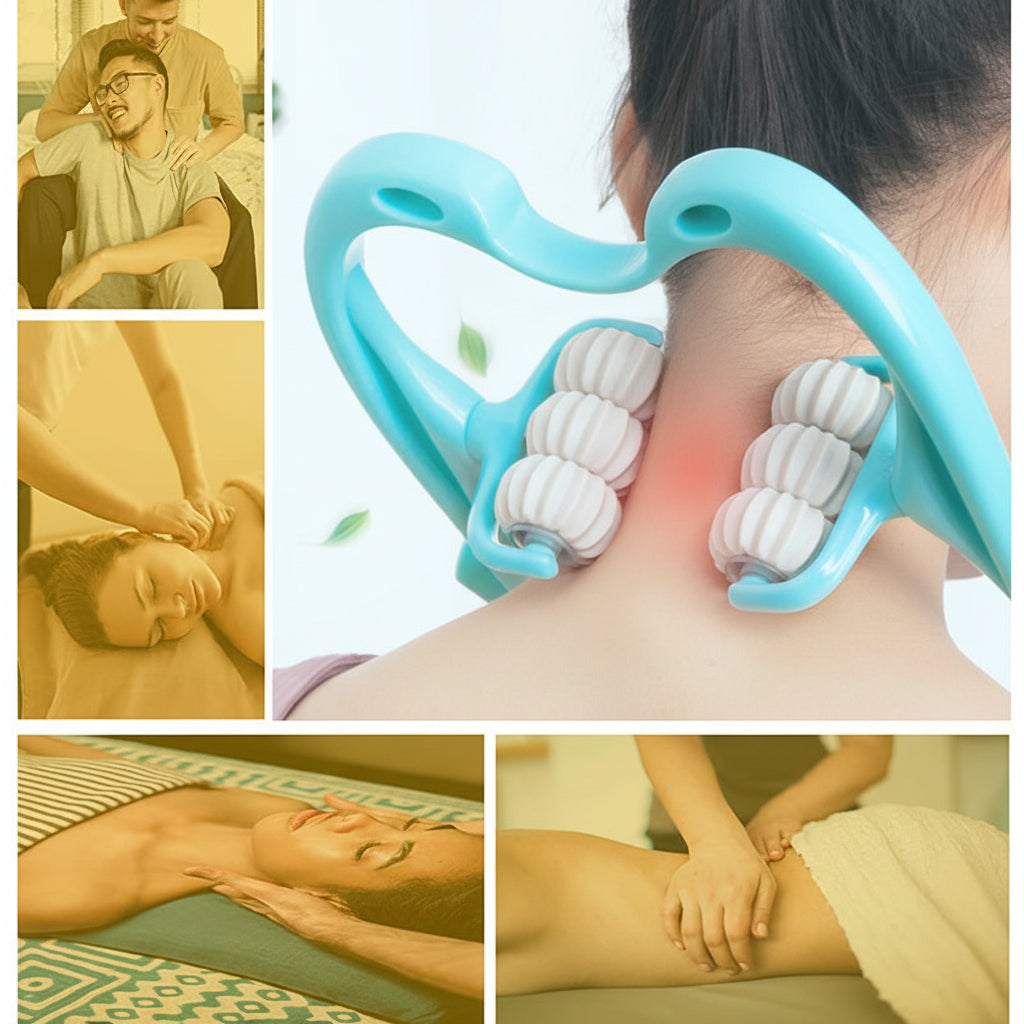Neck Ergonomic Massager Manual Cervical