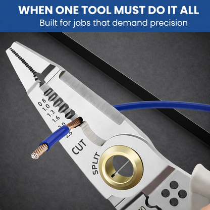 Wire Stripper Crimping Multi Tool With Steel