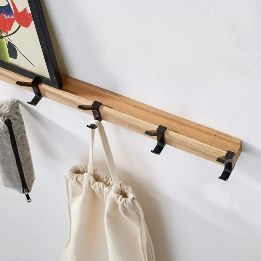 Wall Coat Rack Scandinavian Wood Hook