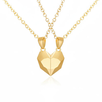 Necklace Couple Magnetic Heart