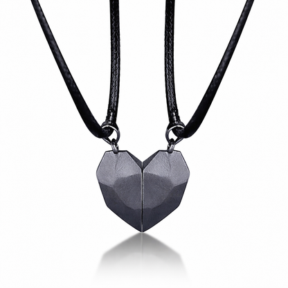 Necklace Couple Magnetic Heart