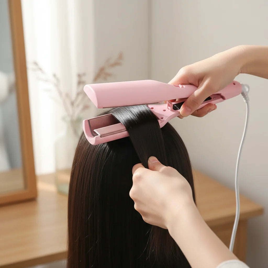 Hair Curler Wave Iron Ceramic Double Barrel