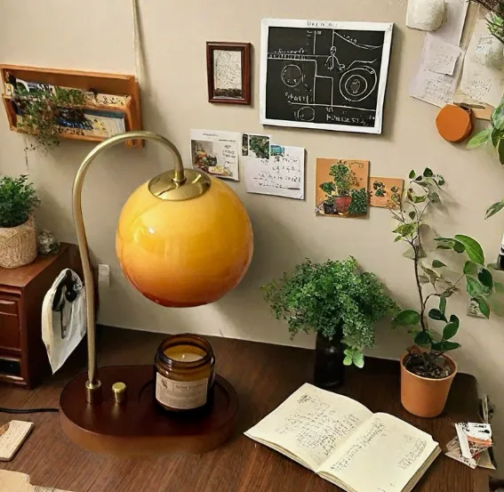 Table Lamp Candle Warmer Adjustable