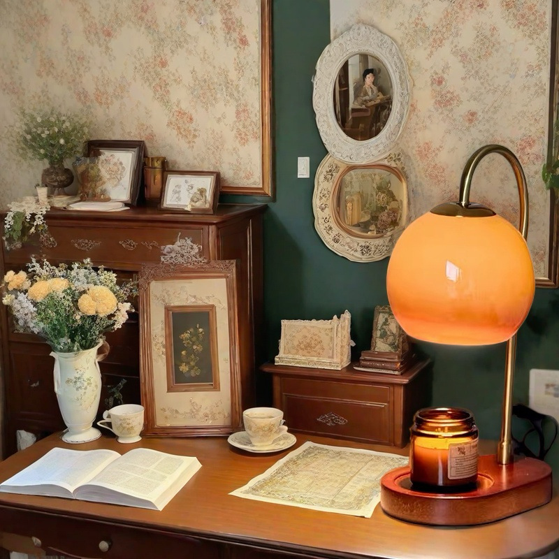 Table Lamp Candle Warmer Adjustable