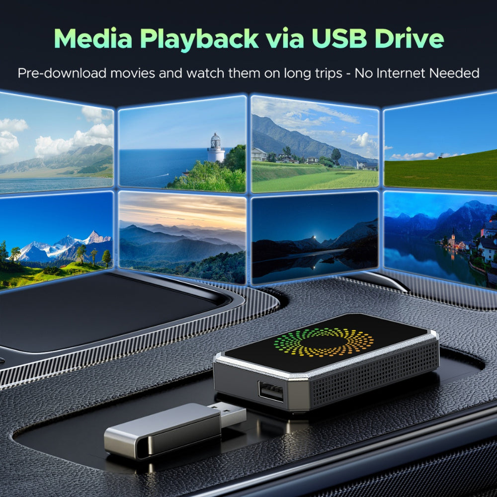 Car Adapter Wireless Media Streaming Auto