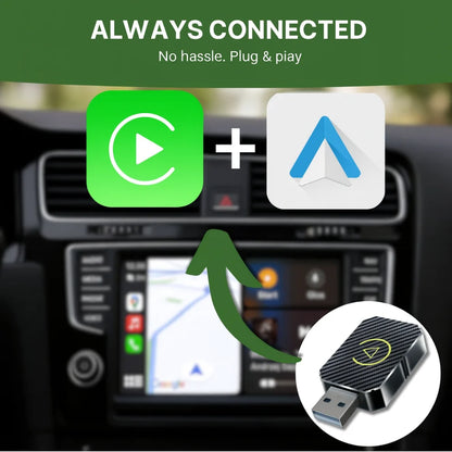 Car Adapter Wireless USB Smartphone