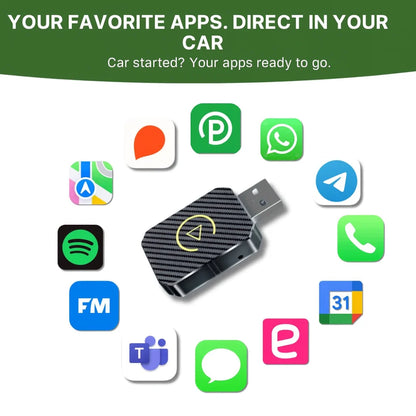 Car Adapter Wireless USB Smartphone