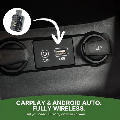 Car Adapter Wireless USB Smartphone