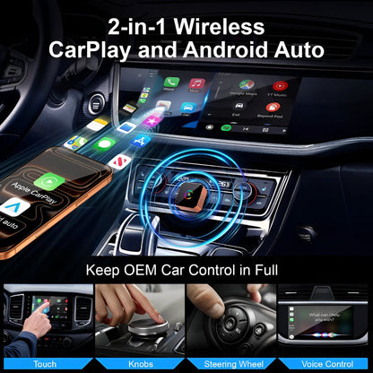 Carplay Adapter Wireless Mini USB Auto