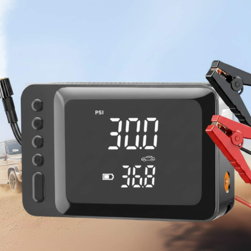 Car Jump Starter Portable Air Compressor