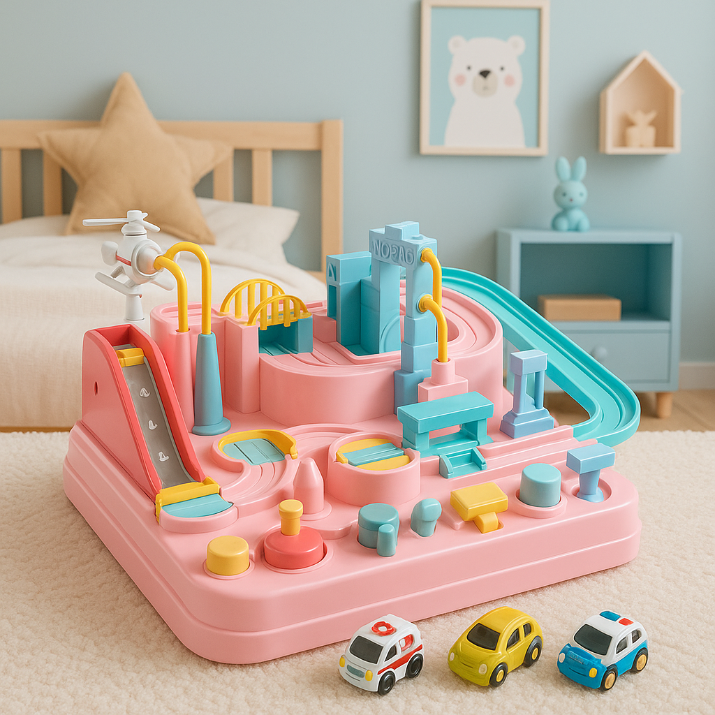 Car Track Toy City Adventure Puzzle Game